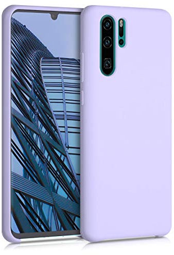 kwmobile Hülle kompatibel mit Huawei P30 Pro Hülle - Silikon Handy Case - Handyhülle weiche Oberfläche - kabelloses Laden - Lavendel