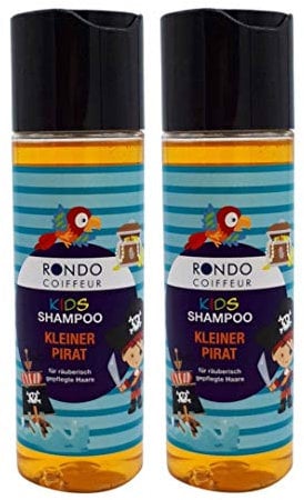 Rondo Kids Shampoo 200ml Kleiner Pirat Kindershampoo Haarshampoo (2 Stück)