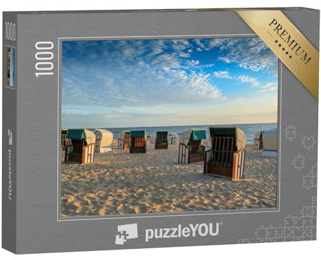 puzzleYOU: Puzzle 1000 Teile „Strandkörbe am Strand der Insel Usedom, Deutschland“ – aus der Puzzle-Kollektion Usedom
