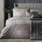 Laurence Llewelyn-Bowen – Firenza – Jacquard-Bettwäsche-Set – Super-Kingsize-Bett in Silber