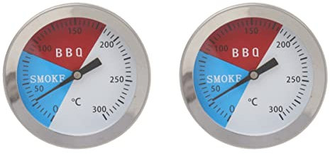 UPKOCH 2 Stück Milch zu Hause Edelstahl Einfach ℃ Tragbarer Ofen/Lesung Messstahl Clip Lesen Lebensmittel Kaffee Und Monitor – Braten Instant Digitales Gerät Backtemperatur Einzeln