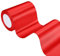 Nastro Rosso Natale, 22 m x 10 cm Largo Nastro Raso per Fiocco Porta Grande, Confezioni Regalo, Festival, Matrimonio