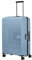 American Tourister Aerostep - Spinner L, Erweiterbarer Koffer, 77 cm, 101.5/109 L, Grau (Soho Grey)