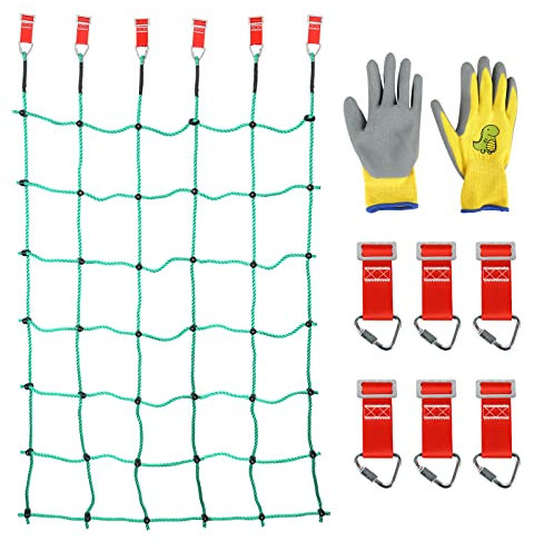 maxant Climbing Net, Outdoor Climbing Cargo Net, Playground Safety Net, Yard Frame Climbing Net, Treehouse Rope Ladder, Rope Net for Kids and Adults (Set B) (WUKEL0832)