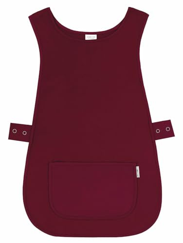 LINEN CLOSET® Womens Tabards with Pockets for Men Ladies Cleaning Catering Chef Kitchen Aprons Unisex Hygea Tabard Apron Work Tabards