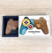 Manette de console en chocolat personnalisable avec votre texte - Taille Réelle PS4 personnalisée chocolat paques noel