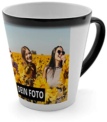 PhotoFancy® - Zaubertasse 'Design' - Personalisierte MagicMug Surprise-Tasse mit Foto selbst gestalten