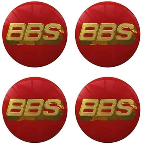 MOIJEY 4 Stück Auto Radnabenkappen für BBS 70mm, Nabendeckel Ersetzbar Radnabenabdeckung, Wasserdicht Rostfrei Radnabendeckel Zierdeckel, Auto Zubehör,F