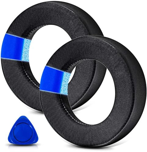 TRANSTEK Ersatz-Ohrpolster kompatibel mit LucidSound LS20 LS25 LS30 LS40 Headset, Ohrpolster Kissen mit hochdichtem Memory-Schaum (kühlendes Gelgewebe)