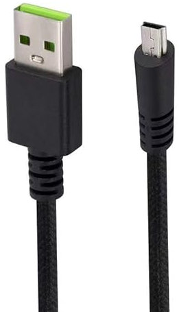 Alphatec Replacement Razer USB Charging Cable Compatible with Razer Blackwidow Tournament Edition Chroma V2 Keyboard, Data Sync and Power Supply