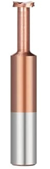 Ddyspan T Slot Milling Cutter 4 Flute TiCN Coated Carbide End Mill For Wood Metalworking Tool CNC Machine Router Bit Milling Tool,8x1x4x12.7x50