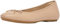 Fitflop Women's DELICATO Bow Soft Leather Ballet Flats Shoe, Classic Beige, 4 UK