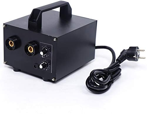 Spot Welder Poste à souder par points 6700 W, 1600 A avec boîtier en aluminium, temps réglable, protection contre la température, appareils de soudage réglables pour batteries d'outils électriques