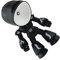 Garneck Roboter-Tischlampe LED-Nachtlicht kreatives Nachtlicht Batterie Nachtlampe dekorative Nachtlichter ästhetisches Nachtlicht leuchtend kleine Tischlampe Nachttischlampe Student PVC