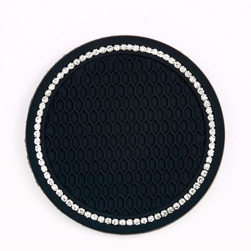 nbike 2PCS Car Cup Coaster, for LAND ROVER Discovery Auto Cup Holder Insert Coaster Silicone Anti Slip Cup Mat Car Interior Accessories