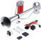 RUPSE 150DB Air Horn, Car Horn for Truck Boats Car, Super Loud Train Horn, 12v Air Horns with Compressor, Airhorn for All 12 V Vehicles and Motorcycles