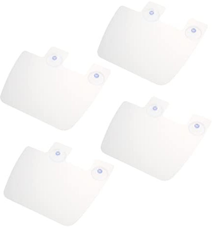 PRETYZOOM 4 Stück Wasserklappe Ablenkplatte zum Geschirrspülen Spülbeckenschutz für Kücheninsel waschbecken Ablenkplatten für Küchenspülen Spritzschutz für Küchenspülen Herd