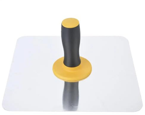 Syuejur 30 x 3 cm große Platte, multifunktionales Aluminium-Zement-Putzbrett mit Griff für Trockenmauer, Ton, Verputzen, Sy025