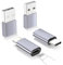 BRV Explorer USB C Adapter 4 Stück, Adapter Lightning auf USB C (2 Pack) & Adapter USB C auf USB (2 Pack), Lightning Buchse auf USB-C Stecker Adapter für iPhone 15/15 Pro/15 Pro Max/15 Plus Samsung