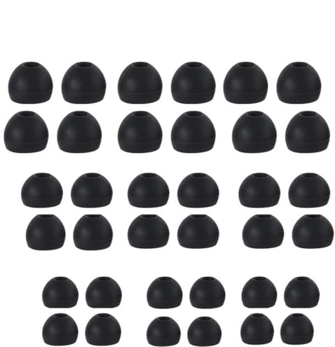 INF 18 Paar Silikon-Ohrpolster für 4,5–6 mm In-Ear-Kopfhörer, 3 Größen, jeweils 6 Paar, Ersatz Silikon Ohrstöpsel, Ohrhörer Ersatzstöpsel, Ersatzpolster Ohrpolster Kopfhörer Aufsätze