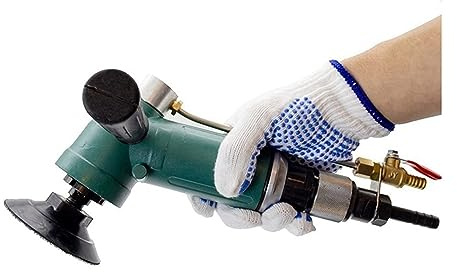 KOHARA Poliermaschine, Nass-Poliermaschine, Luft-Stein, Luft, Druckluftschleifer, 10.000 U/min, für Beton, Stein, Granit, Beton, Marmor, Granit, ca