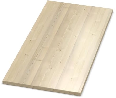AUPROTEC Tischplatte 19mm Polar Pine Urus 1200 mm x 800 mm Holzplatte Dekor Spanplatte mit 2mm ABS Kante Auswahl: 120x80 cm