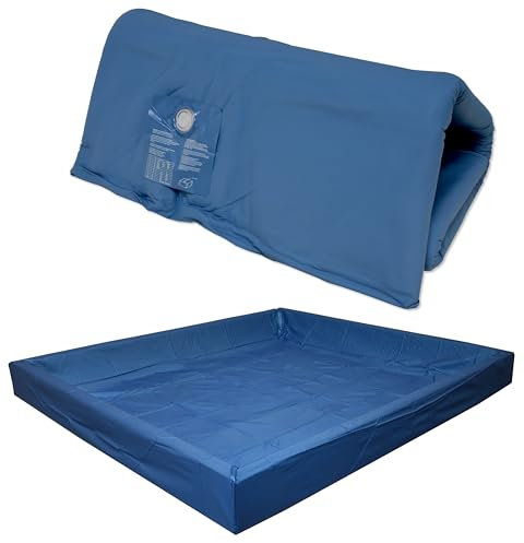 AQUA ROYAL Wasserbetten Matratze Softside Mono/UNO Wasserkern + Sicherheitsliner 140x220 cm für Wasserbett leichte Beruhigung F3