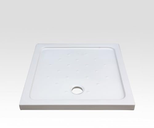 Rue Du Bain - Receveur de Douche Carré 90x90 cm - Céramique Blanc- Ankara