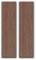 HPFloor Akustikpaneele holz 240x60 Walnuss 2er Set|Wandverkleidung Holz MDF Lamellenwand eiche|Wandpaneele Holzwand auf Schwarzem Filz zur Schalldämmung|Holzpaneele Wand 21mm