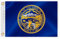 Nebraska State Boat Nautische Flagge, 30,5 x 45,7 cm, doppelseitig, 3-lagig, Ne, Marine-Flagge, Nylon, kleine Yacht, Segel, Ponton, Boot, ATV, Fahrrad, LKW, Jeep, Motorradflagge, Messingösen,