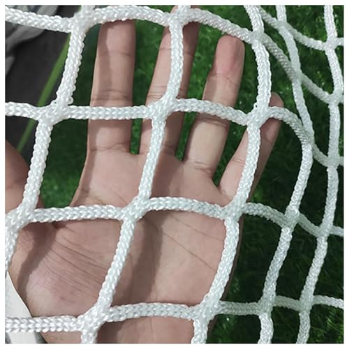 Skyddsnät Lekplats Klätternät Utomhus Balkong Skyddsnät Rep Nät Trappräcke Barnskyddsnät Husdjur Leksak Knutlöst Polyester Sportnät(Size:2x3m,Color:vit)