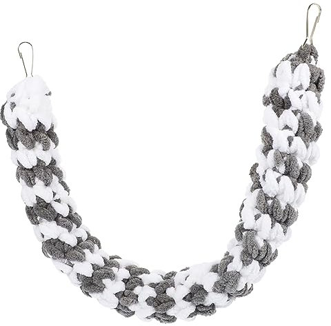 Levemolo Rattenspielzeug Aus Baumwollseil Tragbar Für Hamster Und Kleine Vögel Verschleißfest Fördert Bewegung Und Koordination Langlebiges Kletterseil Mit Leuchtenden Farben