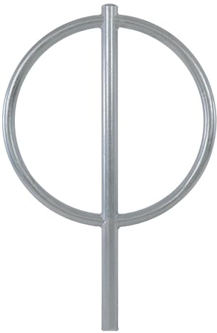 TRUTZHOLM Fahrradanlehnbügel 115 x 76 cm Stahl pulverbeschichtet Ø 60 mm zum Einbetonieren Parker Typ O