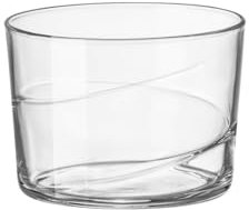 Bormioli Rocco Bodega Swirl Rum-Gläser, 12 Stück, 205.5 g, Spiral-Design, Tumbler mit Secure Edge Technologie für verbesserte Haltbarkeit, stoßfest, hergestellt in Italien, spülmaschinenfest