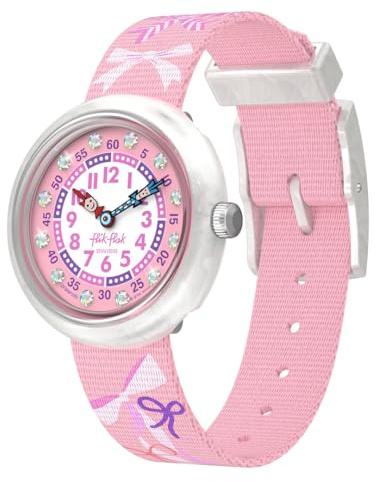 Flick Flak FBNP250 Kinder-Armbanduhr Pick A Bow Pick A Bow Mädchen Rosa