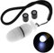 SecurityIng 1 lampe de signalisation stroboscopique sous l'eau - Lumière LED clignotante pour plongée de nuit - Faisceau de 200 m sous l'eau - Durée de 200 heures - Avec batterie - Blanc