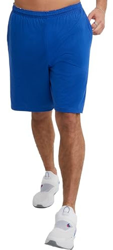 Champion Herren, Lightweight Lounge, Casual Jersey Knit Men's, Weekend (Reg. Or Big & Tall) Shorts, Surf The Web C Patch Logo, Klein