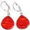 Wunderschöne Ohrringe Funkelnder Feueropal Edelstein Ohrring Rot Flashy Opal Geschenk für Sie Bohemian Sterling Silber Damen Schmuck -4464