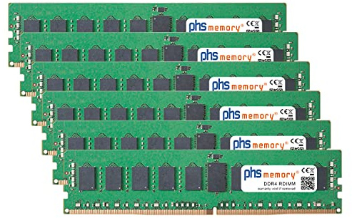48GB (6x8GB) Set Memoria RAM Compatibile con Apple MacPro 12-Core 3,3GHz (2019) DDR4 RDIMM 2933MHz PC4-23400R