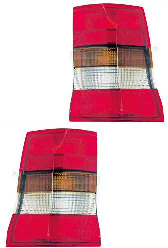 Heckleuchten Rückleuchten Rücklicht Set rechts & links Satz für Modell Astra F (51/52/53/54/55/56/57/58/59) Baujahr: 09/1994-09/1998 Kunststoff ohne Lampenträger
