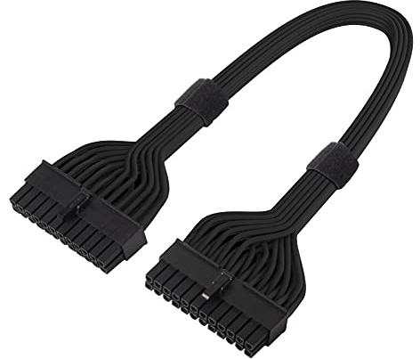 SilverStone 24 Pin ATX zu 24 Pin Kabel 350mm - schwarz