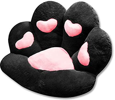 Yiida Sitzkissen Katzenpfote Form Lazy Sofa Büro Stuhl Kissen Warm Hautfreundliche Bodenmatte Speziell für Gesundheitsbau