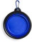 Comedero Plegable para Perros y Gatos, Bowl para Alimentar Mascotas, Cuenco Portátil, Tazón Fuente de Alimentación, Bebedero (Azul Marino)