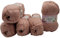 Yunteks Alize Sekerim Bebe, 5 gomitoli di lana da 100 g, tinta unita, 500 g (rosa antico 161)