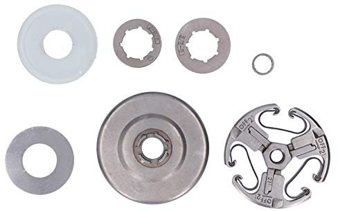 Cuscinetto Frizione Tamburo Frizione 3/8 in Ferro Ad Alta Durezza con Guarnizione Kit Ricambio Motosega Adatto per Husqvarna 61 66 162 266 268 272 XP