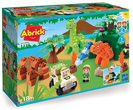 Jouet de construction Dinoland - Abrick - ECOIFFIER - A partir de 18 mois