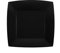 Santex - 10 Assiettes Carton Bio CARRÉES 18CM Noir