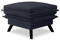 MIUFORM Pouf Hocker Sitzhocker Wohnzimmer ǀ Charming Charlie Sitzpouf ǀ 60x60x45cm (Anthrazit)