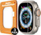 Smiling Displayschutzfolie kompatibel mit Apple Watch Ultra 49 mm, 3 Stück 9H gehärtetes Glas Displayschutzfolie mit 3 Stück Auto Alignment Tool Kit, einfache Installation, HD Clear Displayschutzfolie