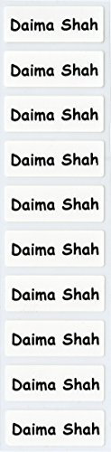 Nametape Express 50 Stretch Tags Iron-on Tags are The Ultimate nametape for Labelling Clothing, Name Labels Perfect for Stretchy Fabrics - (50)